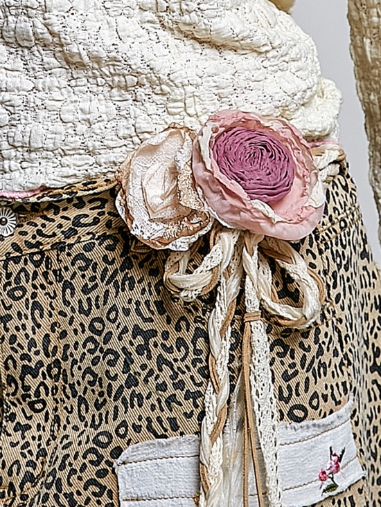 POL Pink Handmade Crochet Multi wear Belt